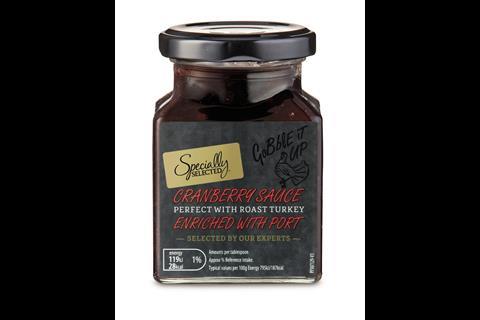 Aldi is also offering pork, sage and onion stuffing balls selling at £1.99 and cranberry sauce with port for 99p.